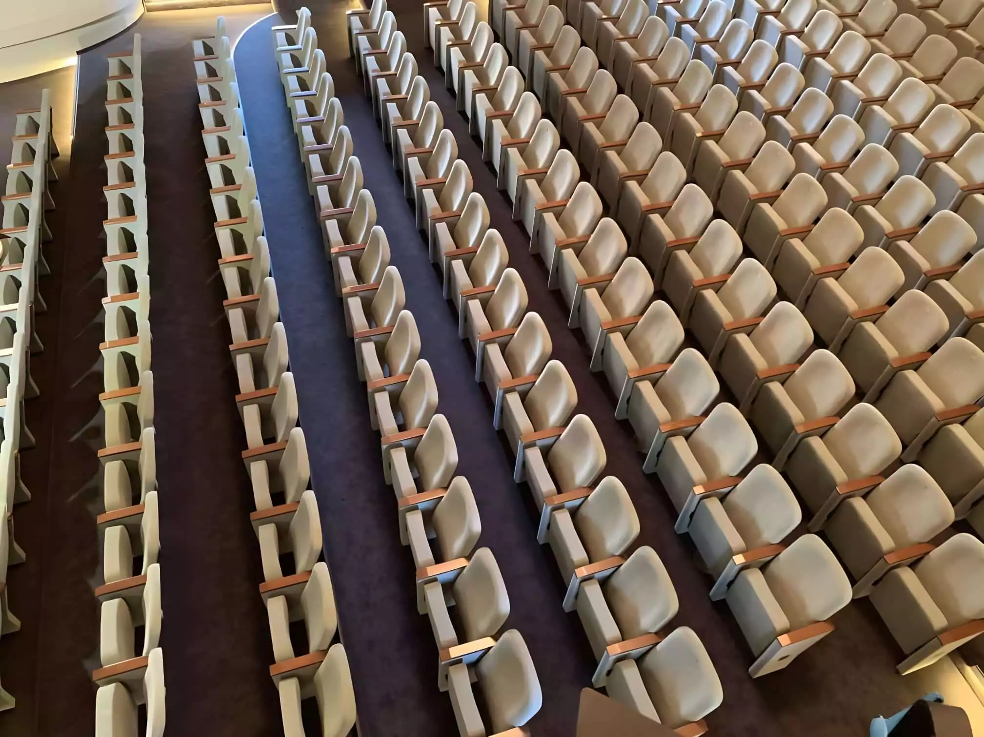 Auditorium Seating Crafted for Long Term Use
